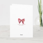 Carte Joie des Fêtes (Dos)