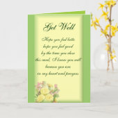 Carte Joie Et Amour_ (Fleur jaune)