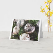 CARTE *JOIE ET BONHEUR CETTE SAISON DE NOËL* (Fleur jaune)