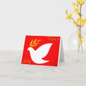 Carte Joie et paix (Fleur jaune)