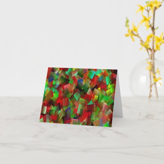 Carte Joies de Noël...... (Fleur jaune)