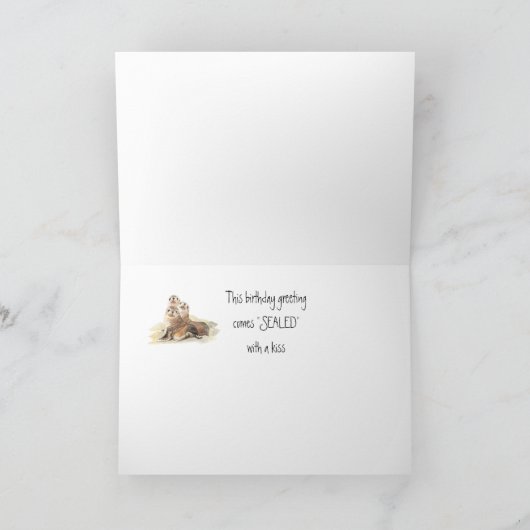 Carte Joints mignons Mère-dans des animaux d'aquarelle (Intérieur)