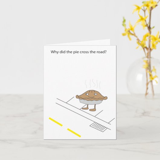 Carte joke (Fleur jaune)