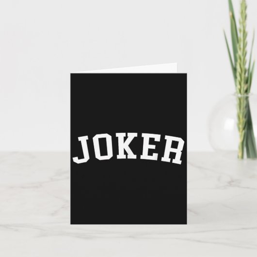 Carte Joker  (Devant)