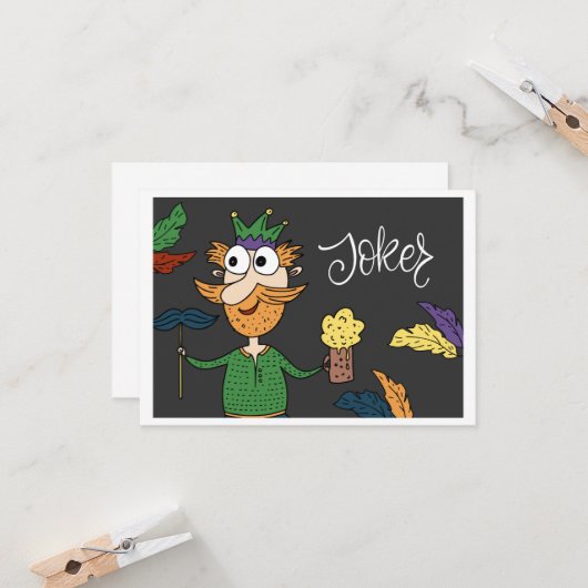 Carte Joker (Devant/Arrière en situation)