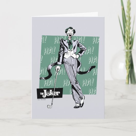 Carte Joker Avec Golf Club (Devant)