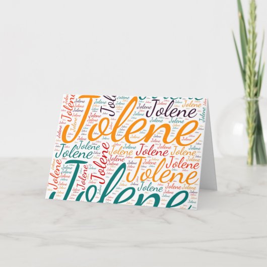 Carte Jolene (Devant)