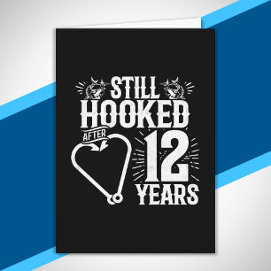 Carte Joli 12e anniversaire de mariage pour couples mari