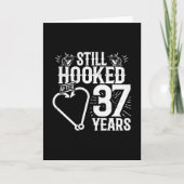 Carte Joli 37e anniversaire de mariage pour couples mari (Devant)