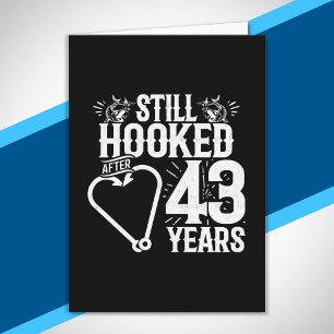 Carte Joli 43e Anniversaire de Mariage pour les Couples