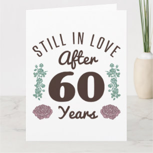 Carte Joli 60e Anniversaire