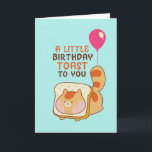 Carte Joli Amoureux des chats Anniversaire Toast Funny F<br><div class="desc">Carte d'anniversaire drôle et mignonne pour ceux qui aiment les puns et l'humour. Une façon idéale de souhaiter un joyeux anniversaire à vos amis et à votre famille. Visitez notre magasin pour plus de collection de cartes d'anniversaire. Vous y trouverez des cartes d'anniversaire cool, humoristiques et parfois sarcastiques pour votre...</div>