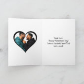 Carte Joli anime LGBT+ personnalisé pour la Saint-Valent (Intérieur)