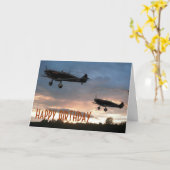 CARTE JOLI ANNIVERSAIRE (Fleur jaune)