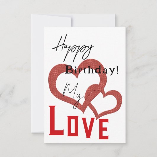 Carte joli anniversaire (Devant)