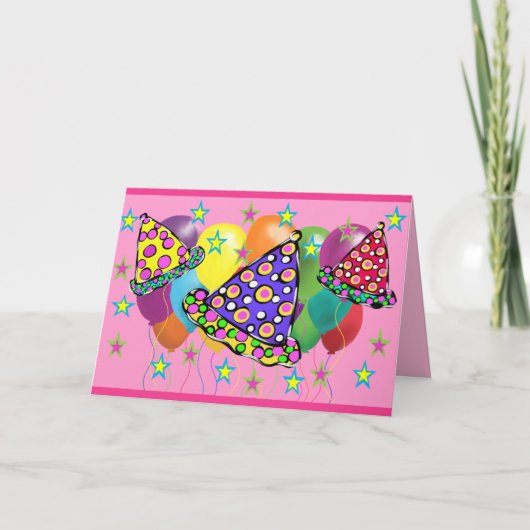 CARTE JOLI ANNIVERSAIRE (Devant)