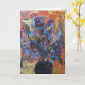 CARTE JOLI ANNIVERSAIRE (Fleur jaune)