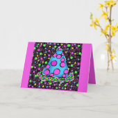 CARTE JOLI ANNIVERSAIRE (Fleur jaune)