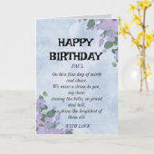 CARTE JOLI ANNIVERSAIRE (Fleur jaune)