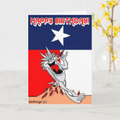 CARTE JOLI ANNIVERSAIRE (Fleur jaune)