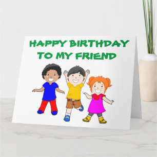 CARTE JOLI ANNIVERSAIRE À MON AMI