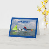 CARTE **JOLI ANNIVERSAIRE** À MON *FAVORITE SAILOR* (Fleur jaune)