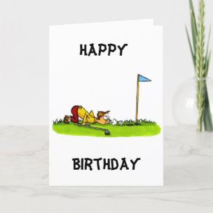CARTE JOLI ANNIVERSAIRE À MON **GOLFER PRÉFÉRÉ**
