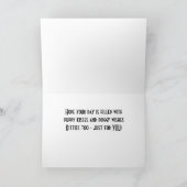 CARTE JOLI ANNIVERSAIRE À MON **VÉTÉRINAIRE** (Intérieur)