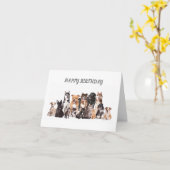 CARTE **JOLI ANNIVERSAIRE À MON VÉTÉRINAIRE PRÉFÉRÉ** (Fleur jaune)