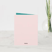 Carte Joli anniversaire ajouter un message (Dos)