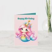 Carte Joli anniversaire ajouter un message (Devant)
