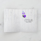 Carte joli anniversaire billy chèvre (Intérieur)