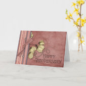 Carte Joli anniversaire de remous (Fleur jaune)