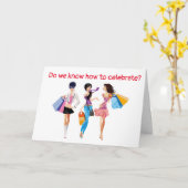 CARTE JOLI ANNIVERSAIRE **ET NOUS SAVONS COMMENT CÉLÉBRE (Fleur jaune)