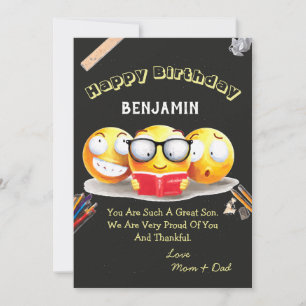 Carte Joli Anniversaire Fière Famille Love Card