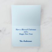 Carte Joli berger allemand Pups Noël (Intérieur)