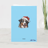 Carte Joli Berger Australien Noël (Dos)