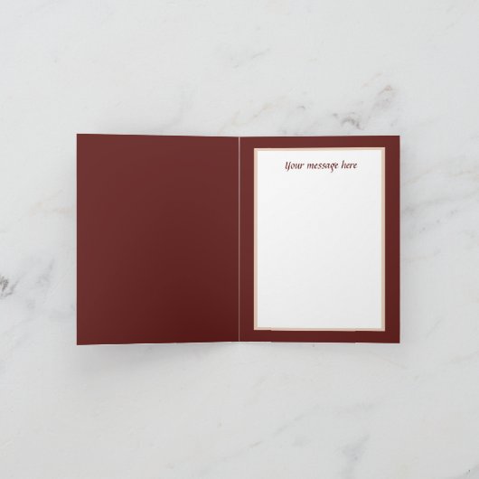 Carte Joli café ajouter un message (Intérieur)