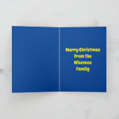 Carte Joli Camel de Noël personnalisé (Intérieur)