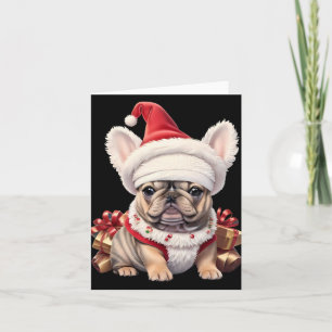 Carte Joli chapeau de Noël de Saint-Nicolas T Shirt Bull