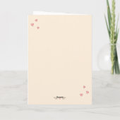 Carte Joli Chaque jour est mon message de salutation pré (Dos)