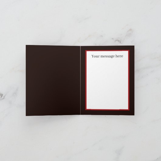 Carte Joli chariot swing ladybug ajouter un message (Intérieur)