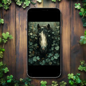 Carte Joli Cheval et Saint Patrick Shamrock