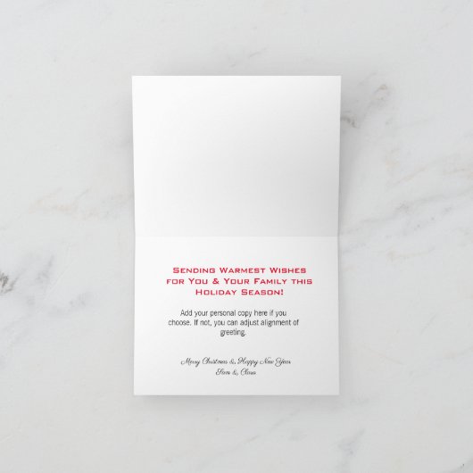 Carte Joli chiot avec lumières de Noël (Intérieur)