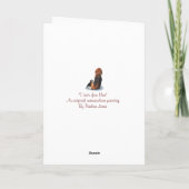 Carte Joli chiot beagle avec sa mère (Dos)