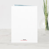 Carte Joli chiot de Noël (Dos)