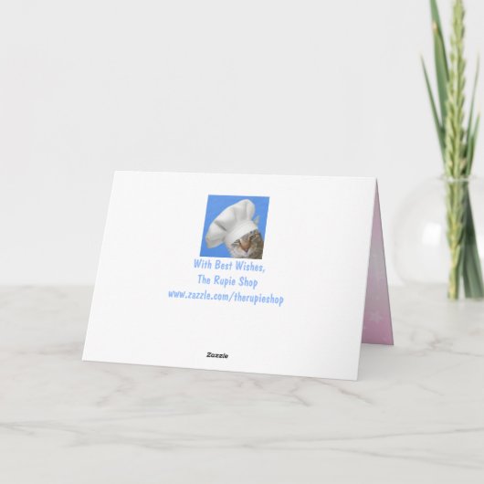 Carte Joli chiot Golden Retriever pour la fête des mères (Dos)