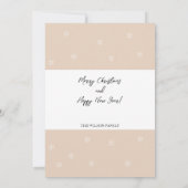 Carte Joli chocolat chaud de Noël et cookies aquarelle (Dos)