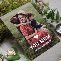 Joli COEUR JE T'AIME MAMAN Photo de la fête des mè