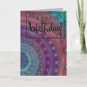 Carte Joli Cool Joyeux anniversaire (Devant)